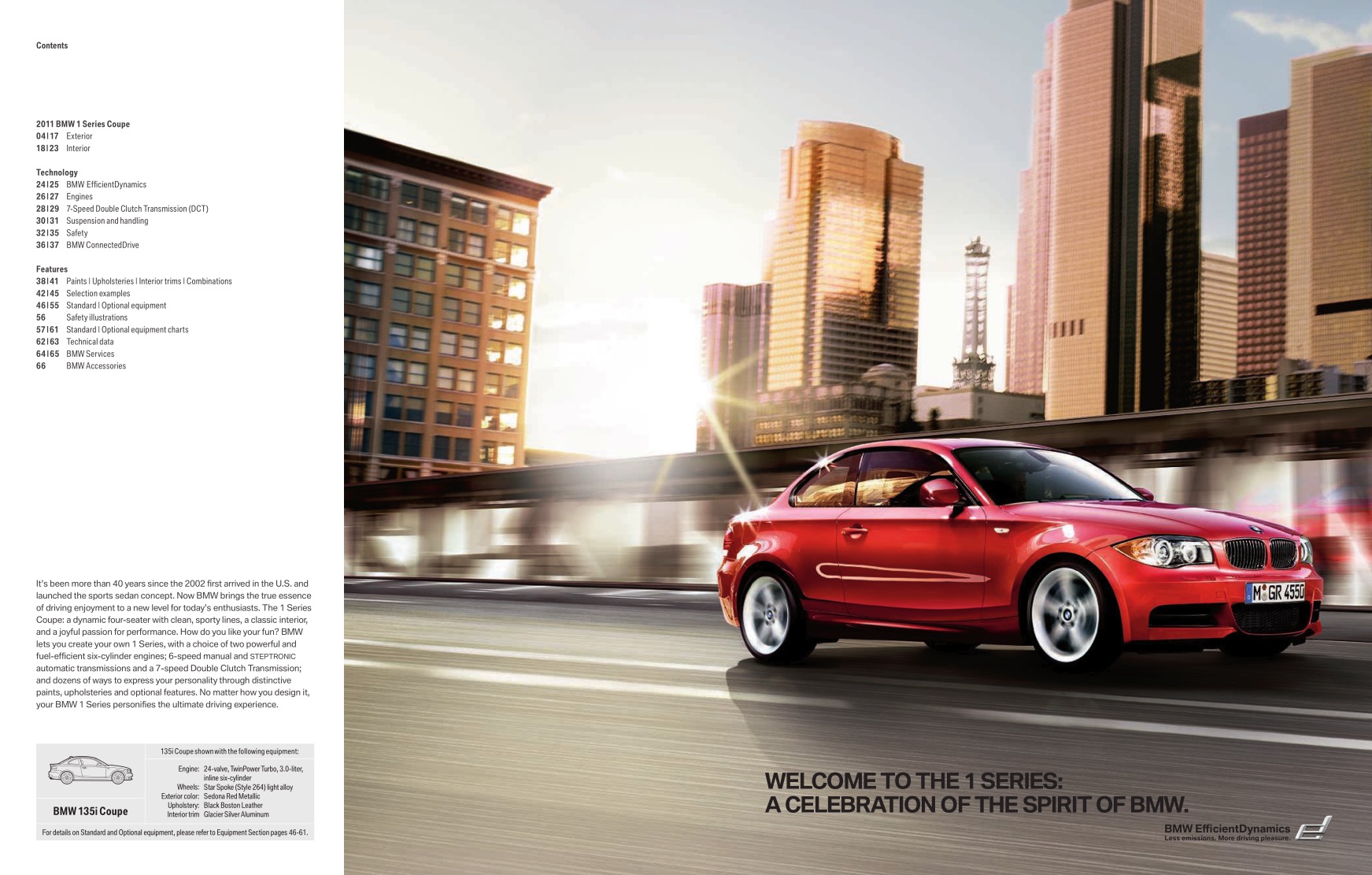 2011 BMW 1-Series Coupe Brochure Page 4